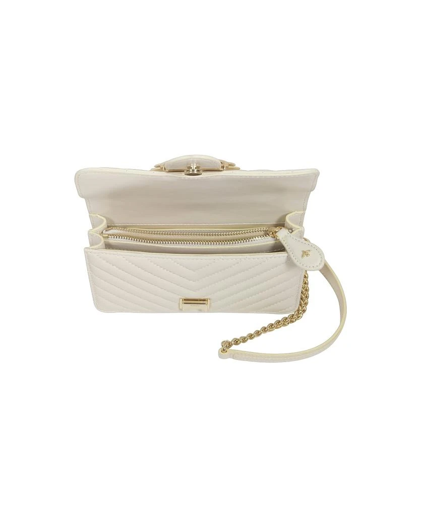 商品PINKO|Love Mini Mix Quilted Nappa Leather Shoulder Bag,价格¥2072,第3张图片详细描述