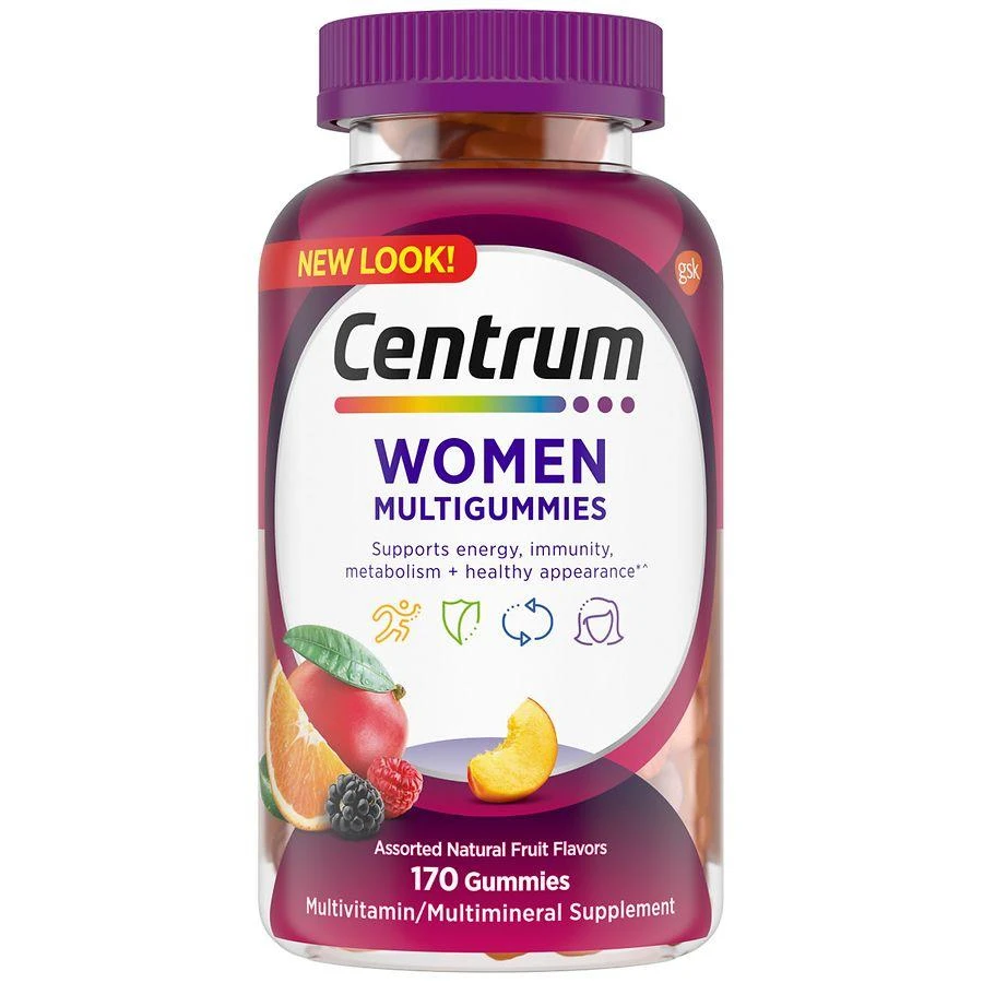 商品Centrum|女性复合维生素软糖什锦水果口味,价格¥167,第1张图片