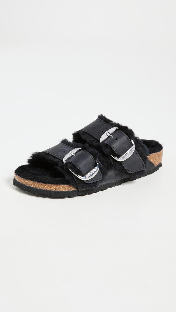 Birkenstock Arizona Big Buckle Shearling Sandals商品第2张图片规格展示