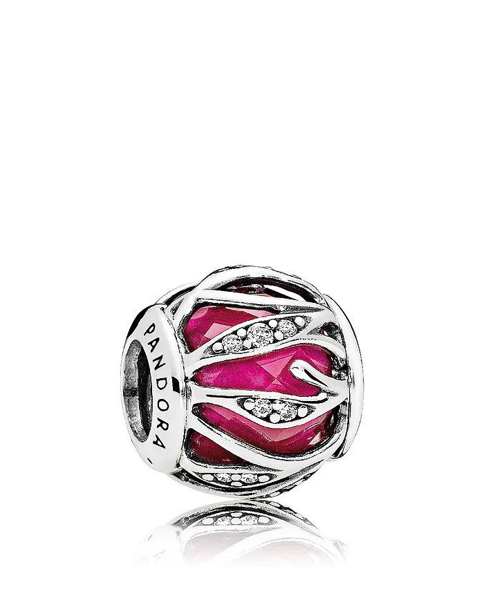 商品PANDORA|Charm - Sterling Silver, Cubic Zirconia & Enamel Nature's Radiance,价格¥281,第1张图片