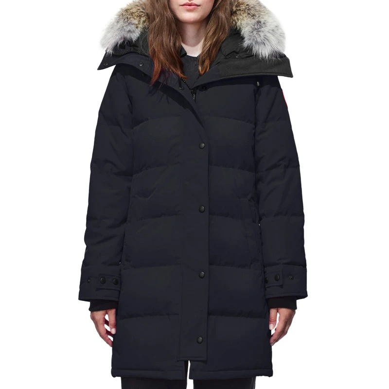 商品[国内直发] Canada Goose|CANADA GOOSE 海军蓝色女士羽绒服 3802L-NAVY,价格¥8483,第1张图片