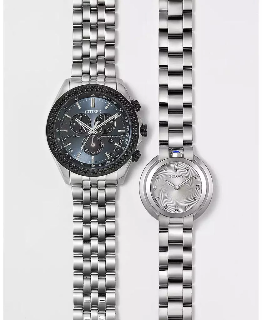 商品Citizen|男款 布莱森不锈钢手链手表,价格¥2244,第2张图片详细描述