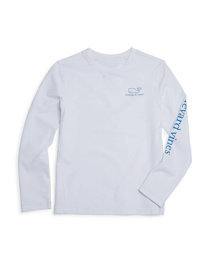 商品Vineyard Vines|(大童) Boys' Solid Rash Guard - Big Kid,价格¥251,第1张图片
