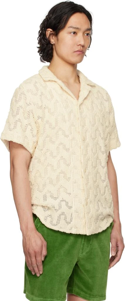 商品OAS|灰白色 Atlas Cuba Crochet 衬衫,价格¥1619,第2张图片详细描述