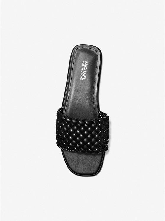 商品Michael Kors|Amelia Braided Slide Sandal,价格¥511,第5张图片详细描述