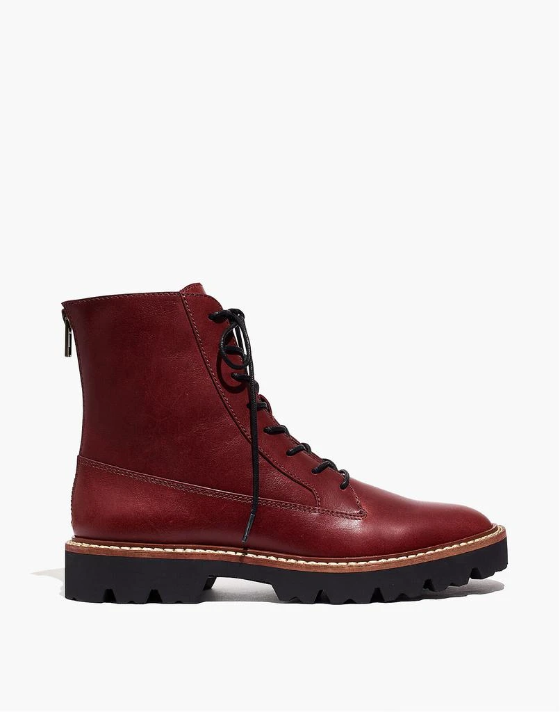 商品Madewell|The Citywalk Lugsole Lace-Up Boot in Leather,价格¥1253,第2张图片详细描述