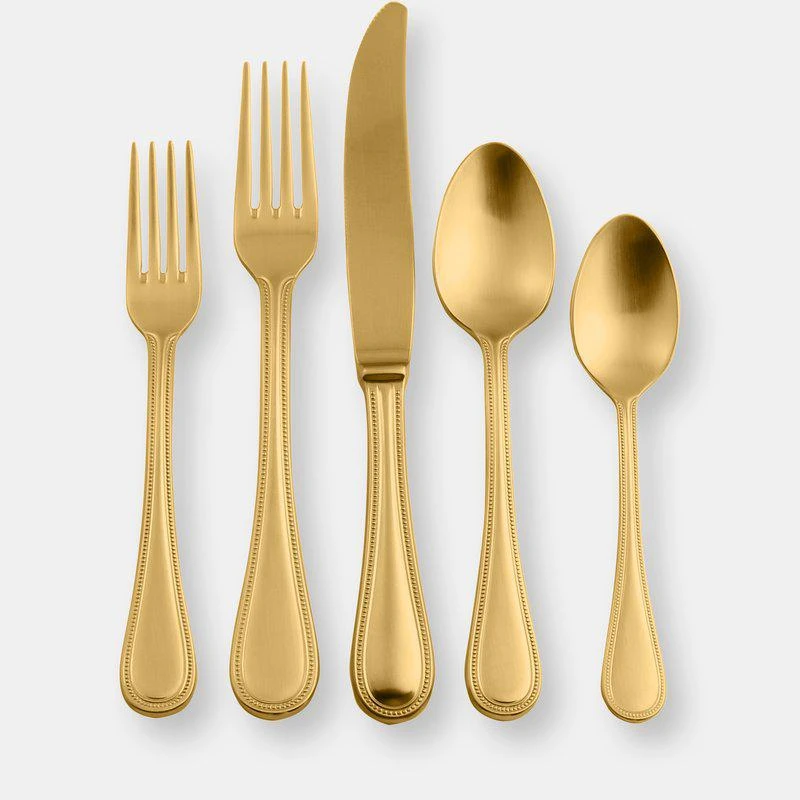 商品Mepra|5 Pcs Place Setting PERLA ICE ORO,价格¥1948,第1张图片