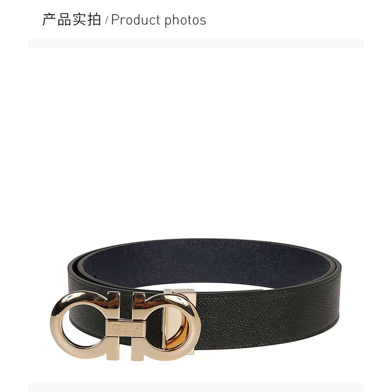 商品Salvatore Ferragamo|香港直邮salvatore ferragamo菲拉格慕黑色男士腰带675542714423,价格¥4611,第6张图片详细描述