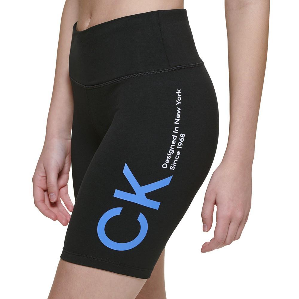 商品Calvin Klein|Women's High-Waisted Logo Bike Shorts,价格¥222,第6张图片详细描述