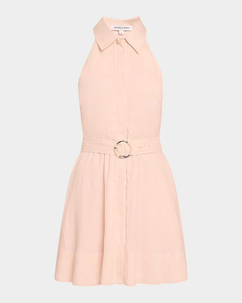 商品VERONICA BEARD|Beau Belted Linen Mini Dress,价格¥3691,第1张图片