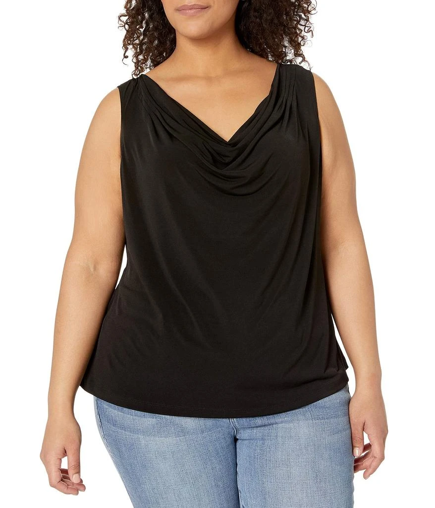 商品Calvin Klein|Women's Plus Size Pleat Neck Cami,价格¥274,第1张图片