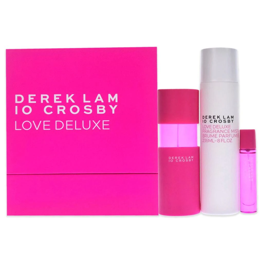 商品Derek Lam|Love Deluxe Spring 20 by Derek Lam for Women - 3 Pc Gift Set 3.4oz EDP Spray, 10ml EDP Spray, 8oz Fragrance Mist,价格¥500,第1张图片