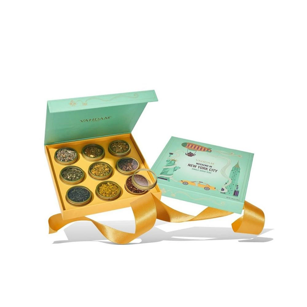 商品Vahdam Teas|Weekend in New York Gift Set - 9 Loose Leaf Teas,价格¥299,第3张图片详细描述