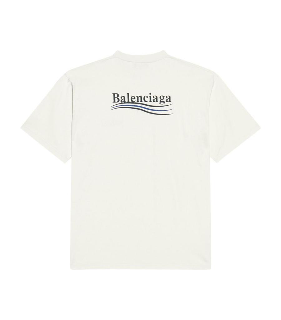 商品Balenciaga|Political Campaign T-Shirt,价格¥5331,第4张图片详细描述