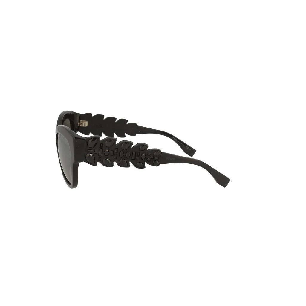 商品Fendi|Fendi women's black acetate sunglasses,价格¥5449,第3张图片详细描述