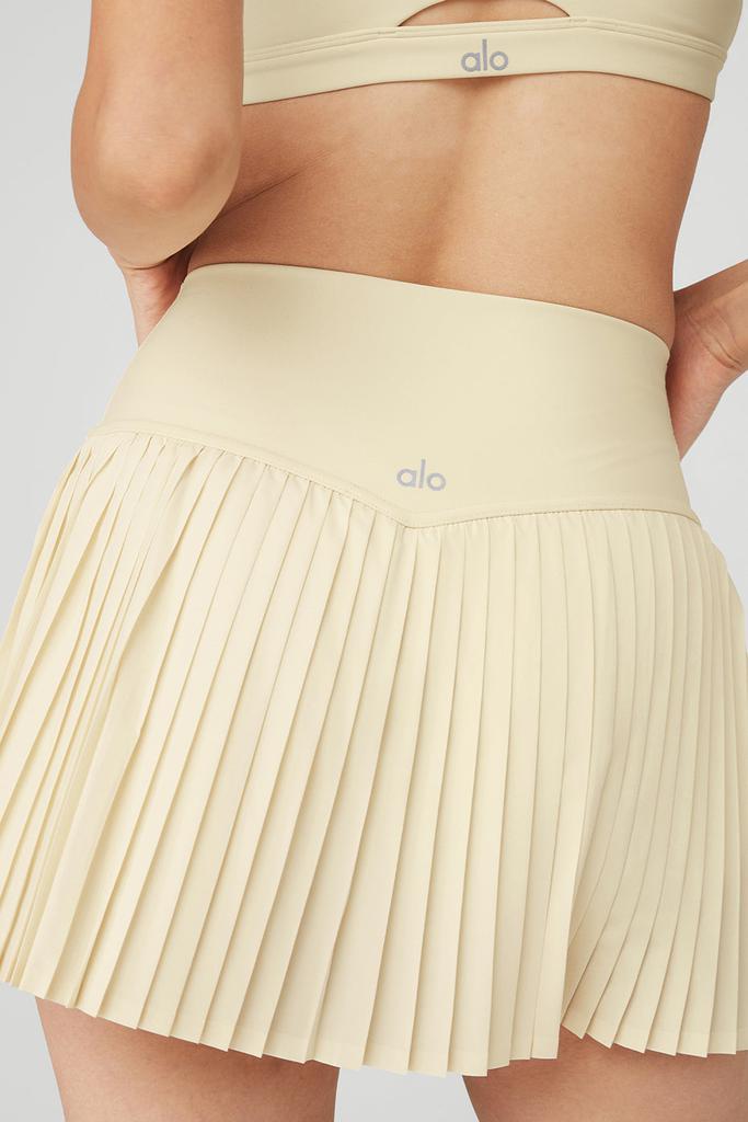 商品Alo|Grand Slam Tennis Skirt - French Vanilla,价格¥402,第6张图片详细描述