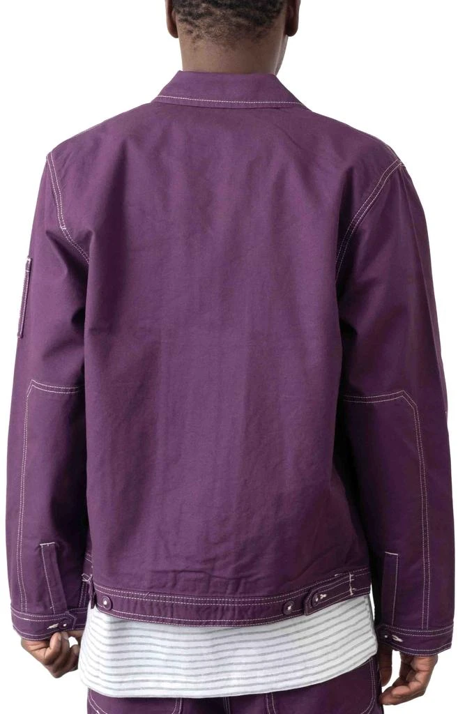 商品DICKIES|(JTR04STU) Sustainable Washed Eisenhower Jacket - Stonewashed Plum ,价格¥251,第3张图片详细描述