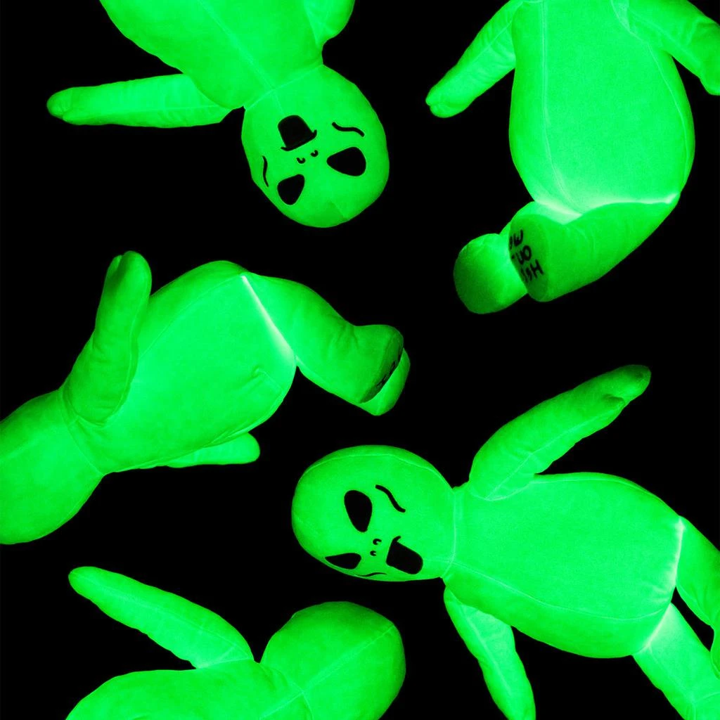 商品RIPNDIP|Lord Alien Glow In The Dark Plush (Green),价格¥122,第2张图片详细描述