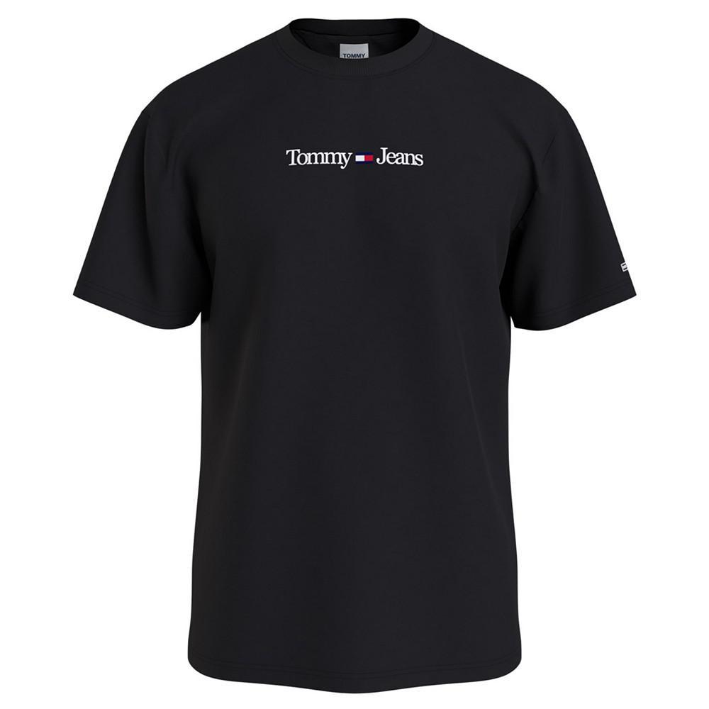 商品Tommy Hilfiger|Men's Classic Linear Logo T-Shirt,价格¥296,第1张图片