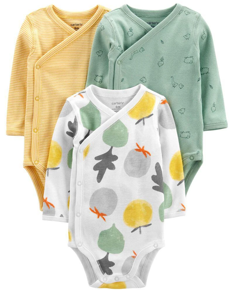 商品Carter's|3-Pack Fruit Side-Snap Bodysuits,价格¥106,第1张图片