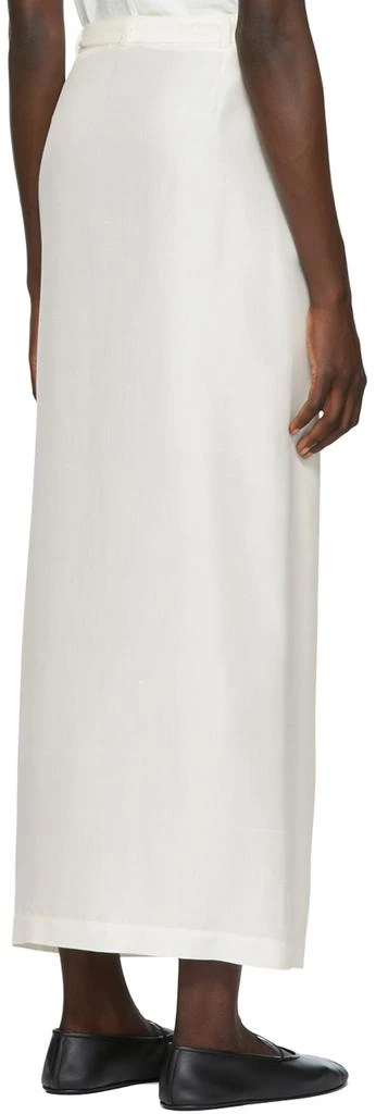 商品The Row|SSENSE 独家发售灰白色 Olina 半身裙,价格¥3141,第3张图片详细描述
