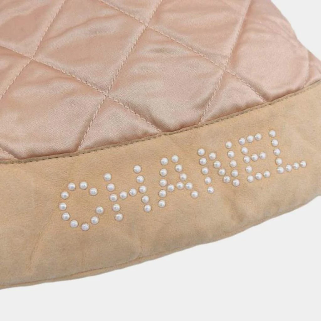 Chanel Pink Quilted Satin Drawstring Backpack 商品