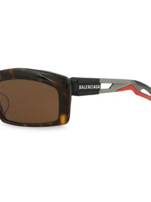 商品Balenciaga|59MM Rectangle Sunglasses,价格¥1502,第4张图片详细描述