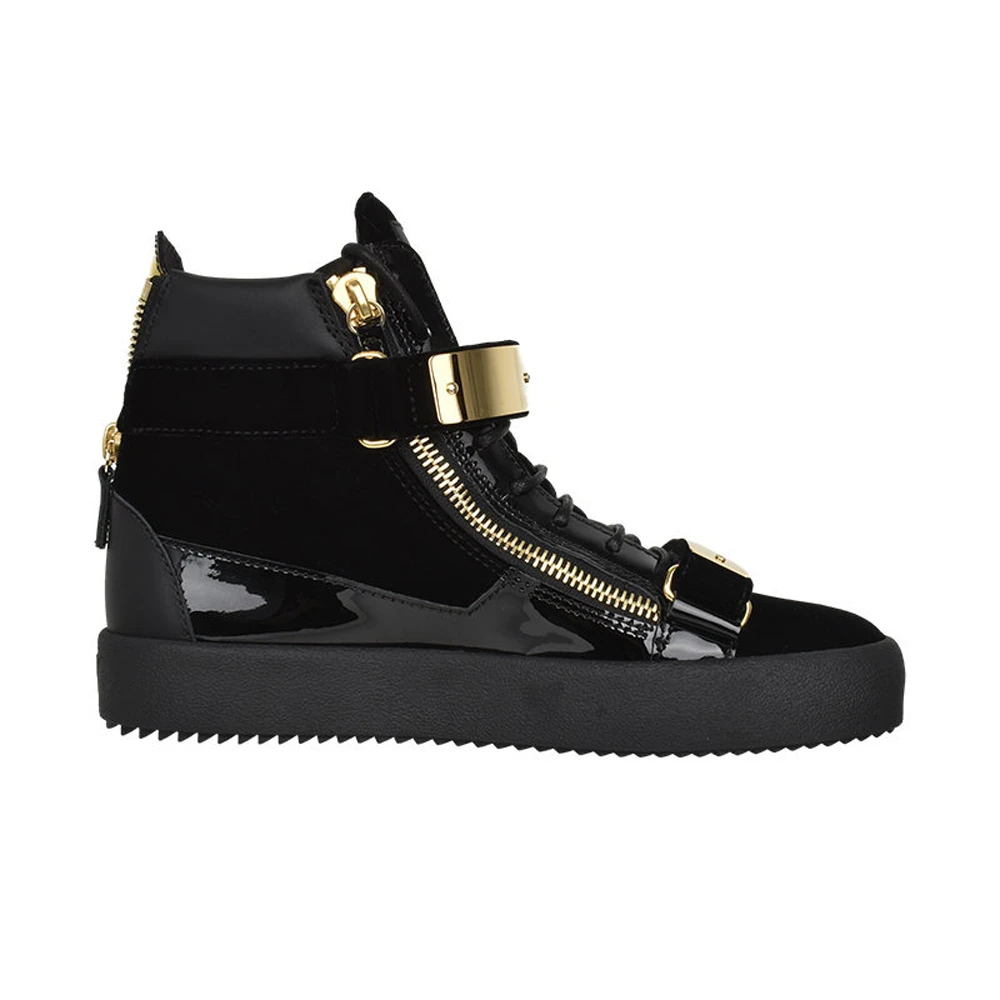 商品Giuseppe Zanotti|GIUSEPPE ZANOTTI 黑色男士运动鞋 RU70017-VERO-NERO,价格¥3460,第1张图片