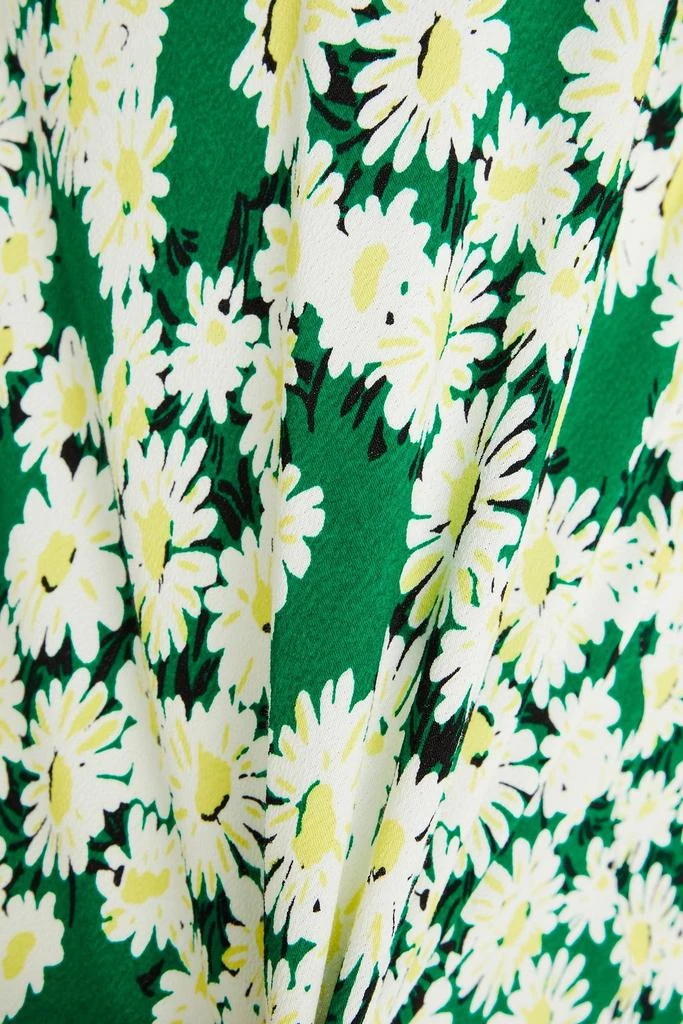 商品Diane von Furstenberg|女士 Jemma 花卉印花绉纱中长连衣裙,价格¥763,第4张图片详细描述