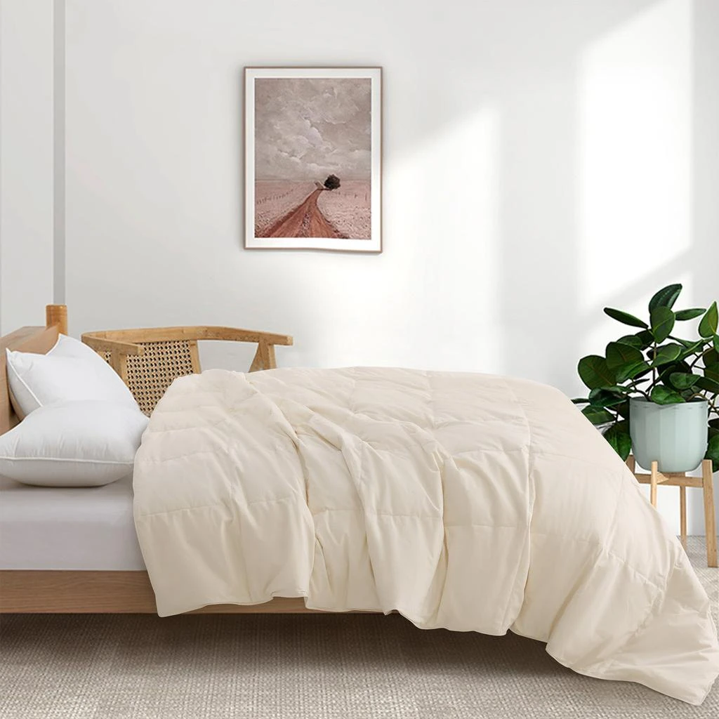 商品Peace Nest|Lightweight Organic Cotton Comforter Down Feather Fill, King or Queen Comforter,价格¥622,第3张图片详细描述