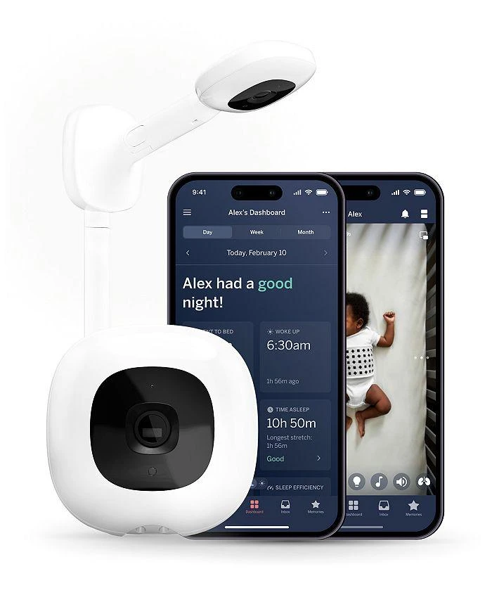 商品Nanit|Pro Smart Baby Monitor & Wall Mount,价格¥2230,第2张图片详细描述