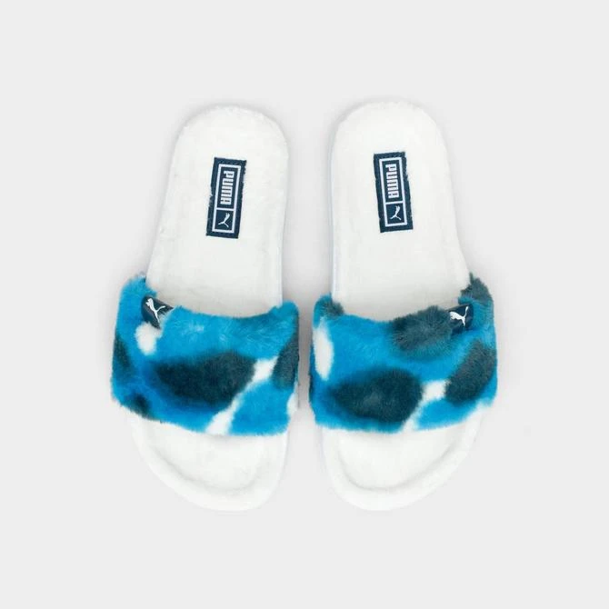 Women's Puma Leadcat 2.0 Fluff Tie Dye Slide Sandals 商品