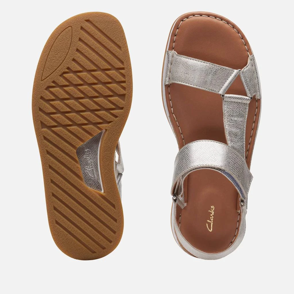 商品Clarks|Clarks CraftSun Sport Metallic Leather Sandals,价格¥456,第5张图片详细描述