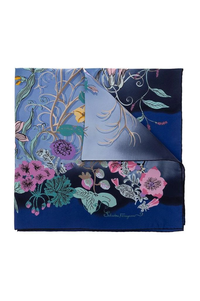 商品Salvatore Ferragamo|Salvatore Ferragamo Floral Printed Scarf,价格¥1723,第1张图片
