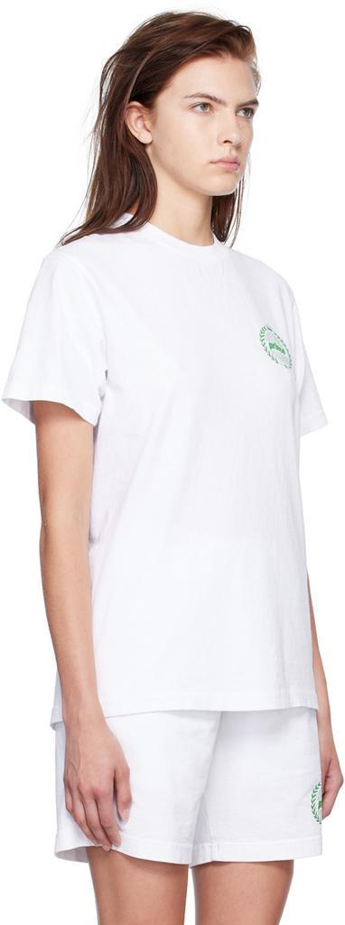 商品Sporty & Rich|White Prince Edition Crest T-Shirt,价格¥269,第4张图片详细描述