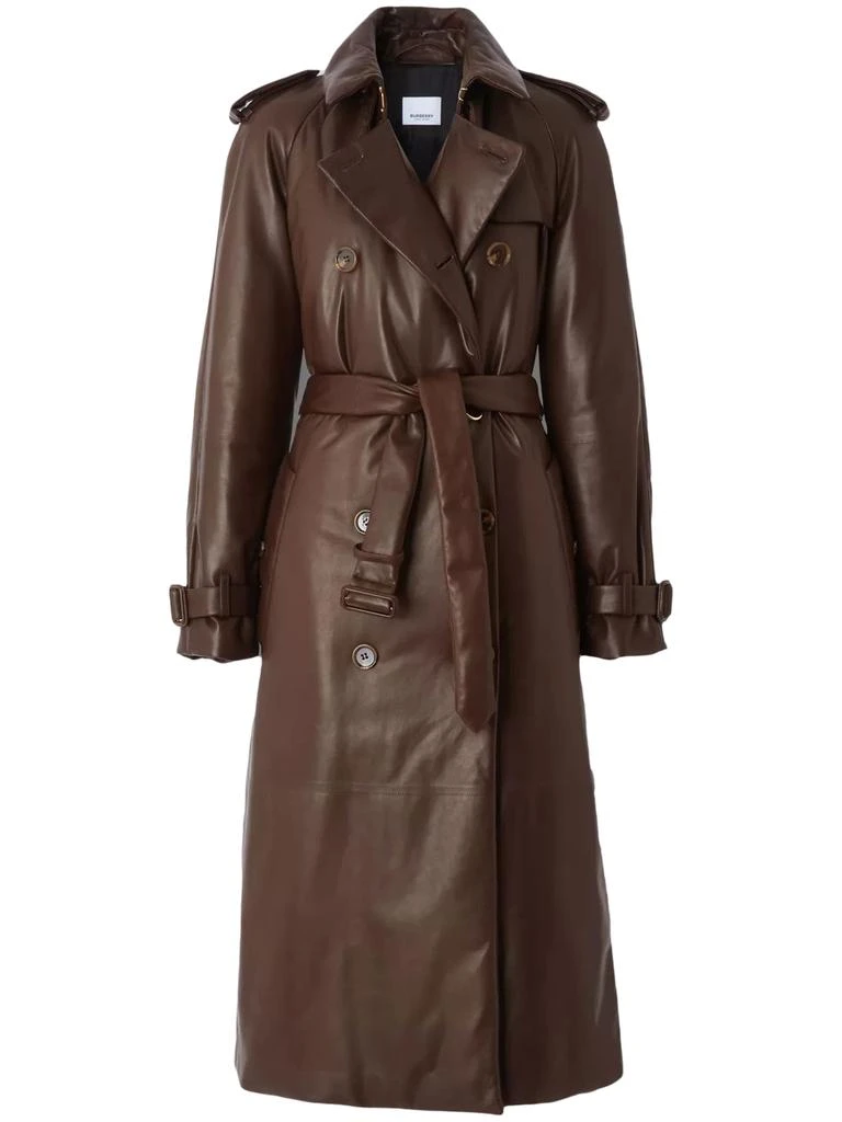 商品Burberry|Waterloo lambskin trench coat,价格¥16419,第1张图片