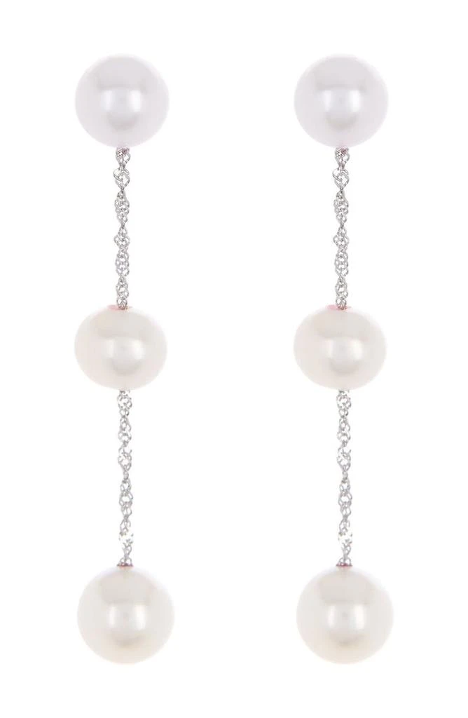 商品Effy|14K Gold Freshwater Pearl Drop Earrings,价格¥895,第1张图片