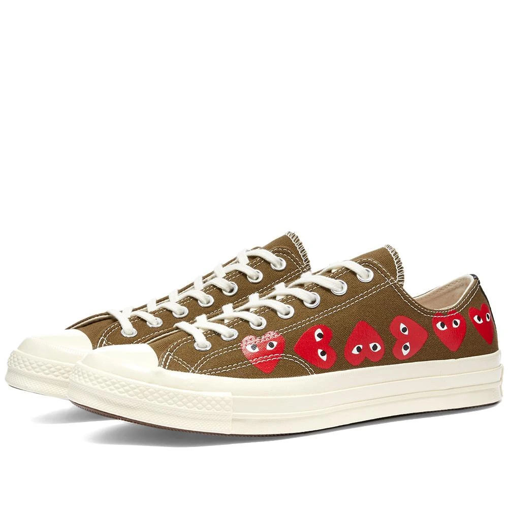 商品Comme des Garcons|Comme des Garcons Play x Converse Chuck Taylor Multi Heart 1,价格¥1214,第1张图片