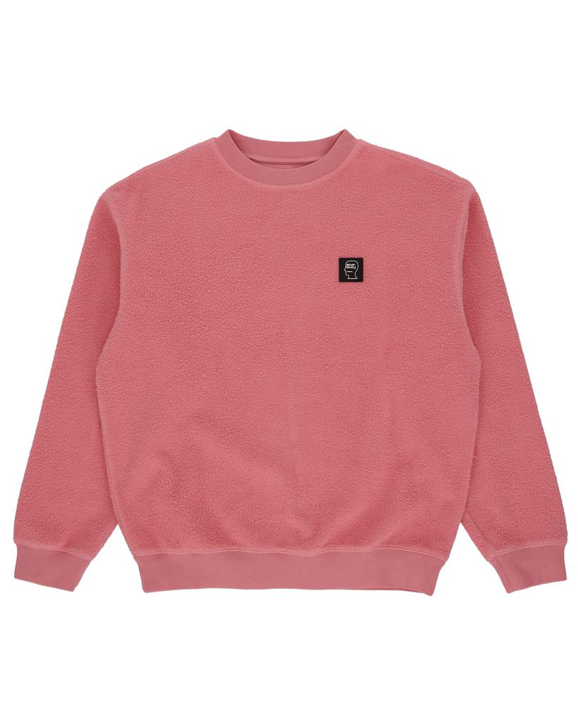 Reverse Fleece Crewneck Sweatshirt Pink商品第1张图片规格展示