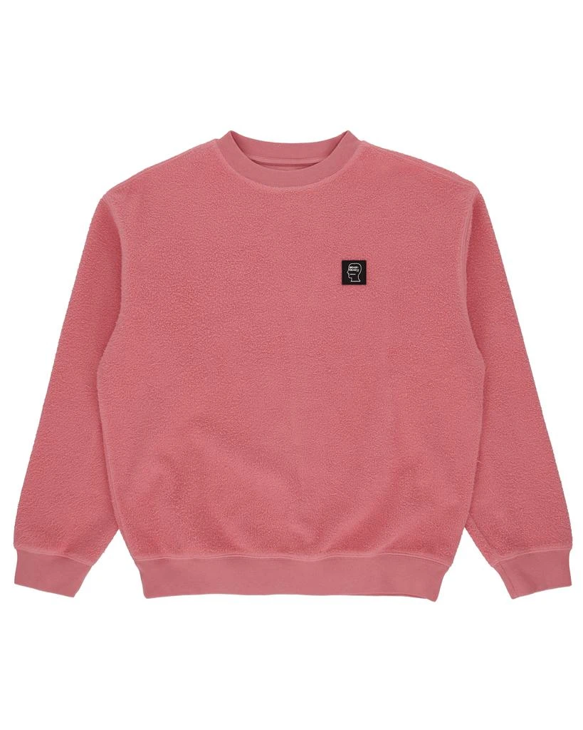 商品Brain Dead|Reverse Fleece Crewneck Sweatshirt Pink,价格¥587,第1张图片