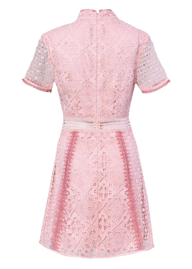 商品True Decadence|True decadence blush pink two tone lace mine dress,价格¥729,第3张图片详细描述