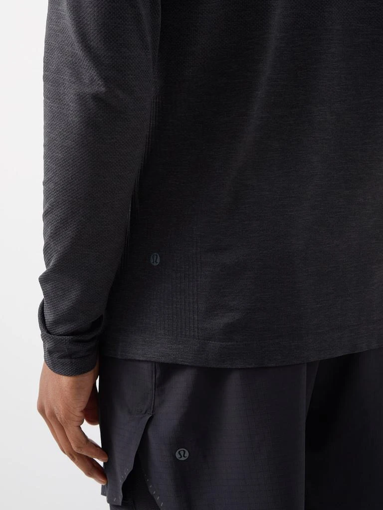 商品Lululemon|Metal Vent 2.0 Silverescent®-mesh long-sleeved top,价格¥719,第3张图片详细描述