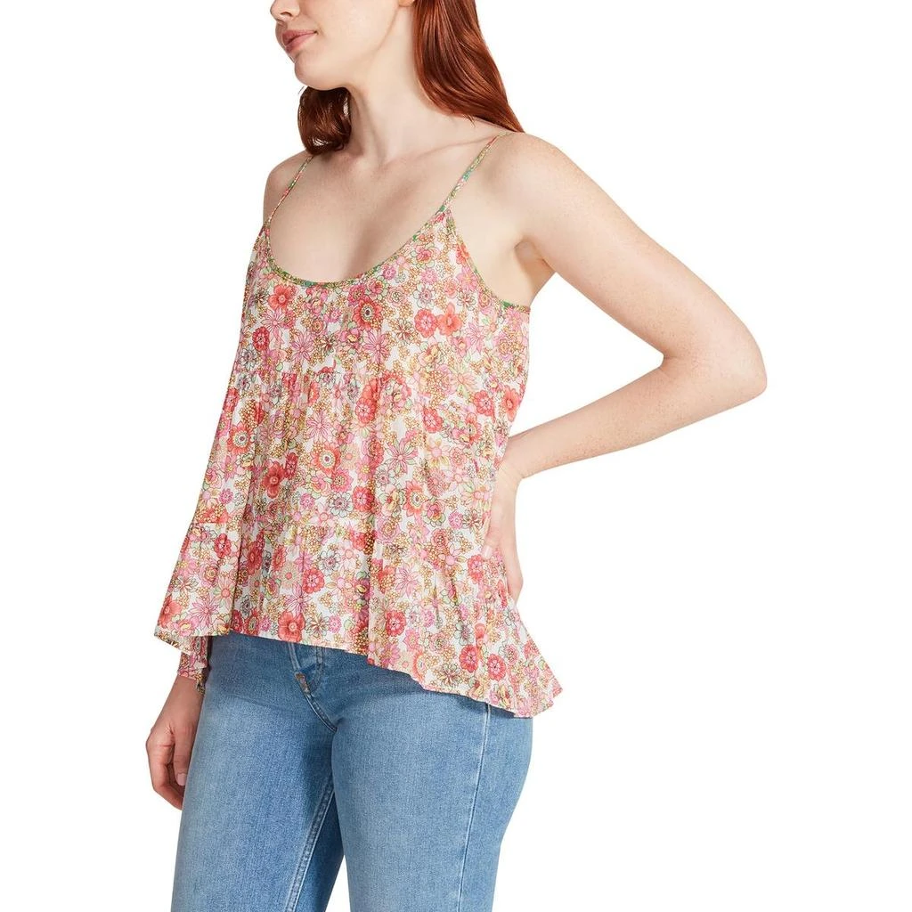 商品Steve Madden|Marigold Womens Cotton Gathered Tank Top,价格¥162,第2张图片详细描述