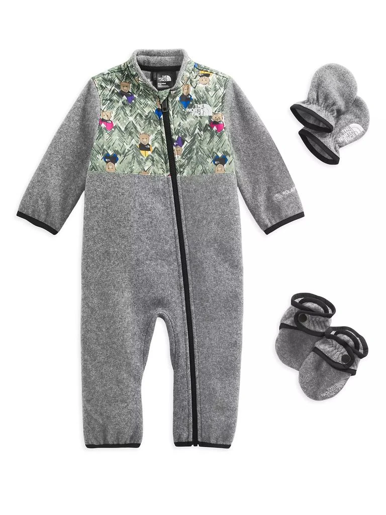 商品The North Face|Baby's Denali Coveralls, Mittens, & Booties Set,价格¥469,第1张图片