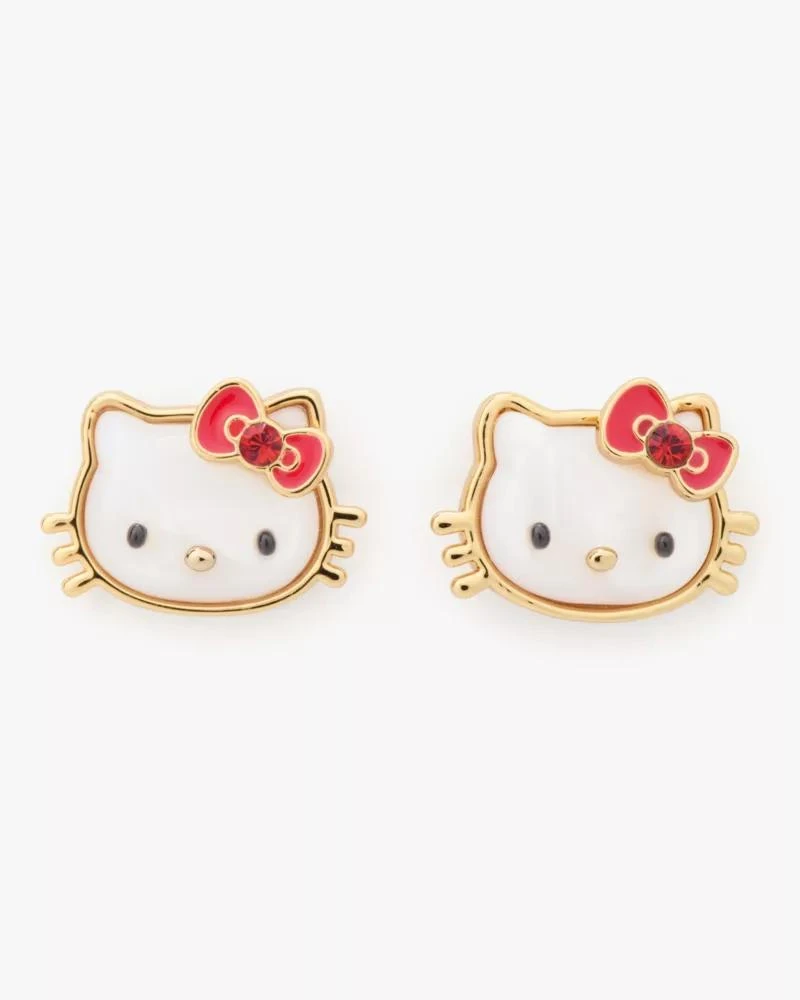 商品Kate Spade|Hello Kitty X Kate Spade 联名款耳钉,价格¥406,第1张图片