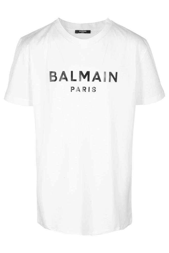 商品Balmain|Balmain Kids Logo Printed Crewneck T-Shirt,价格¥988,第1张图片