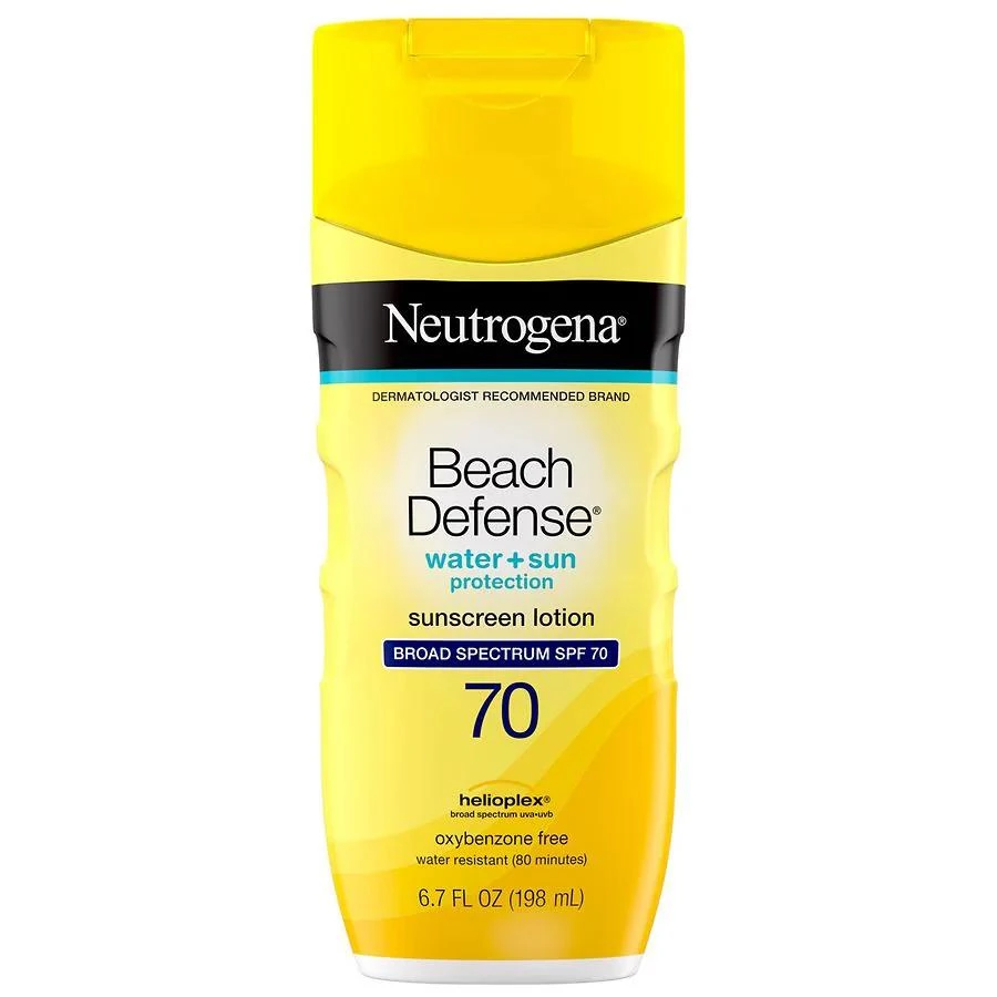 商品Neutrogena|Beach Defense SPF 70 Sunscreen Lotion, Oil-Free Unspecified,价格¥127,第3张图片详细描述