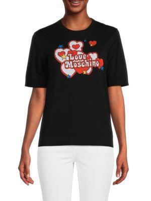 商品Love Moschino|​Intarsia Logo Sweater,价格¥900,第1张图片