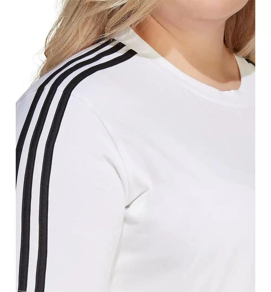 商品Adidas|Plus Size Essentials 3-Stripes Boyfriend T-Shirt Dress,价格¥184,第3张图片详细描述