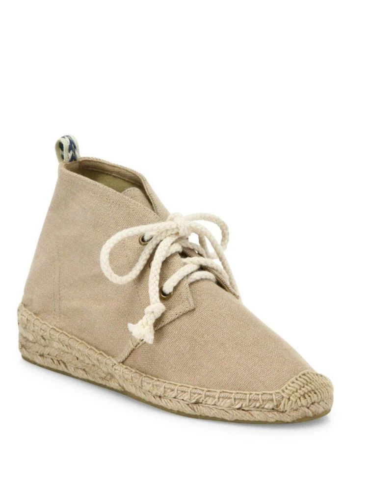 商品Soludos|Demi-Wedge Canvas Espadrille Booties,价格¥201,第1张图片